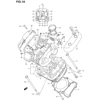 CYLINDER HEAD (FRONT)