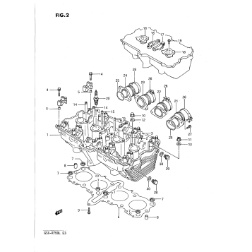 CYLINDER HEAD (MODEL J/K)