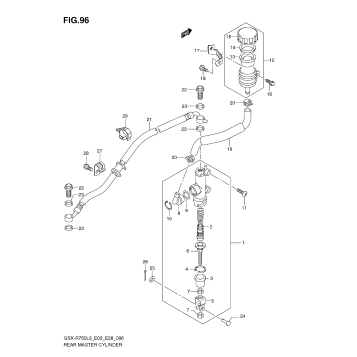 REAR MASTER CYLINDER