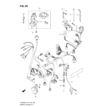 WIRING HARNESS (SV650K8)