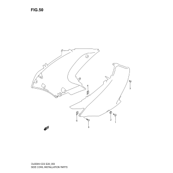 SIDE COWLING INSTALLATION PARTS