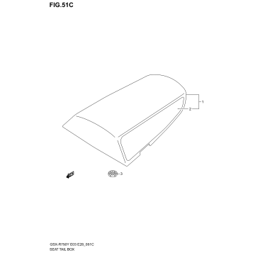 SEAT TAIL BOX (MODEL K3)
