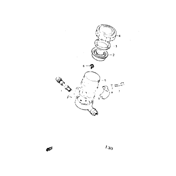 MASTER CYLINDER (GS400B)