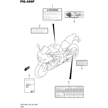 LABEL (GSX-R1000AL7 E33)