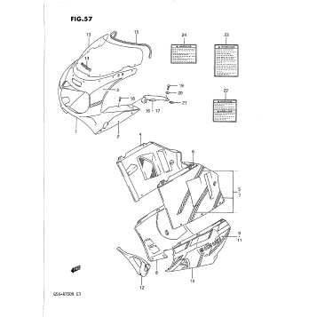 COWLING BODY (MODEL N L97)