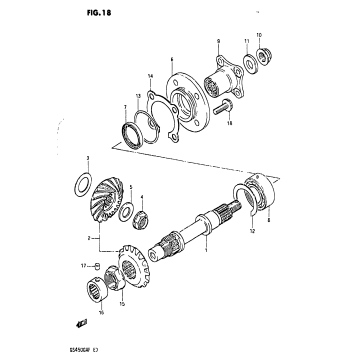 SECONDARY DRIVE GEAR