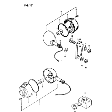 TURN SIGNAL LAMP (FZ50X)