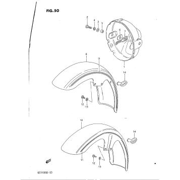HEADLAMP HOUSING - FRONT FENDER