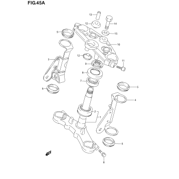 STEERING STEM (NOT FOR U.S. MARKET)