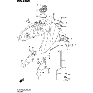 FUEL TANK (DL1000XAL9 E33)