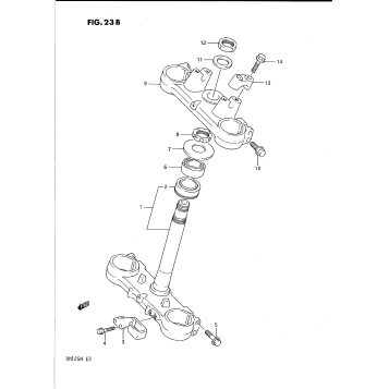 STEERING STEM (MODEL M)