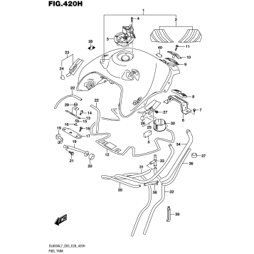 FUEL TANK (DL650XAL7 E28)