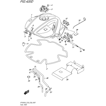 FUEL TANK (SFV650AL5 E28)