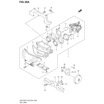 TAIL LAMP (MODEL K3)
