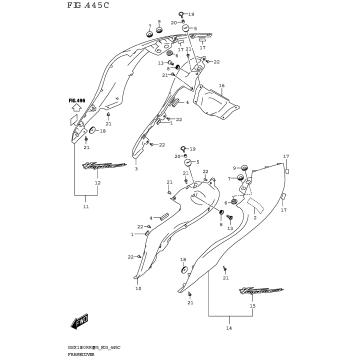 FRAME COVER (GSX1300RRQK:(E03,E33))