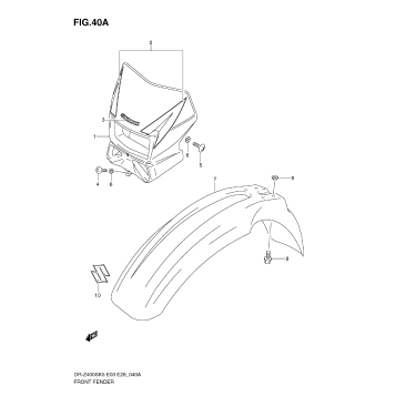 FRONT FENDER (MODEL K9)