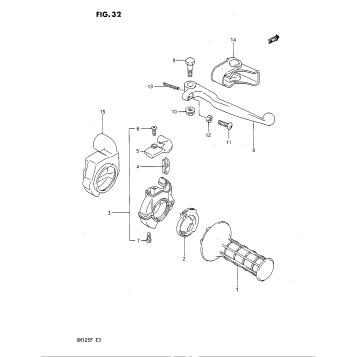 RIGHT HANDLE SWITCH (MODEL F)