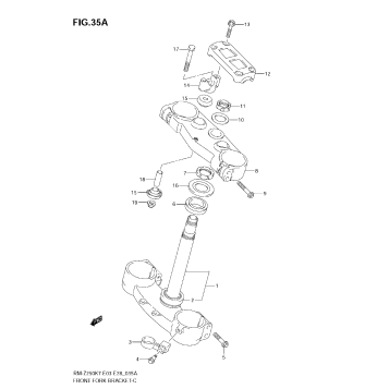 STEERING STEM (MODEL K8/K9)