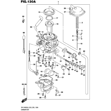 CARBURETOR (DR-Z400SL8 E03)