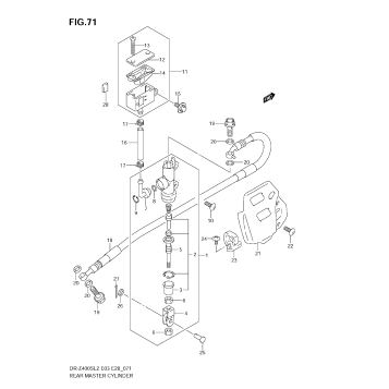 REAR MASTER CYLINDER