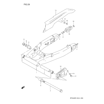 REAR SWINGING ARM (MODEL R/S)