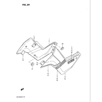 FRAME COVER (GS750ED)