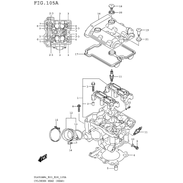 CYLINDER HEAD (REAR)