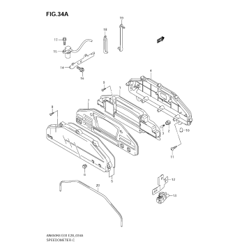 SPEEDOMETER (AN650K7/K8/K9)