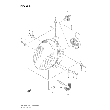HEADLAMP (VZR1800NK8/NK9)