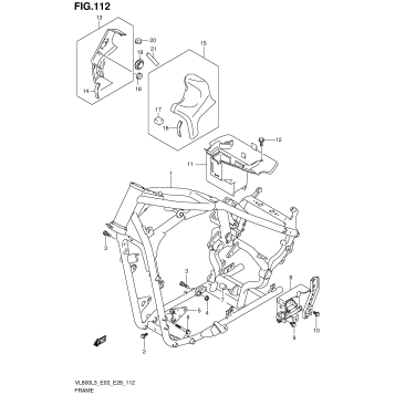 FRAME (VL800CL3 E33)