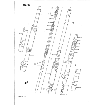 FRONT DAMPER (MODEL K)