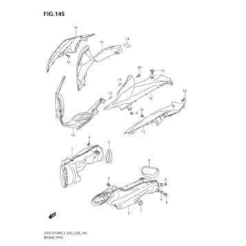 INTAKE PIPE (GSX-R1000ZL3 E03)