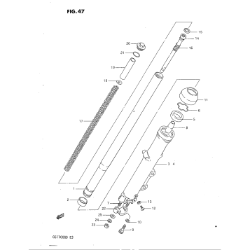 FRONT FORK (MODEL D)