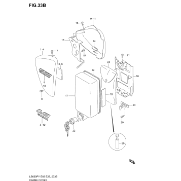 FRAME COVER (MODEL Y/K1)