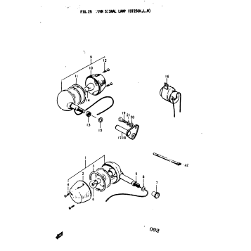 TURN SIGNAL LAMP (GT250K