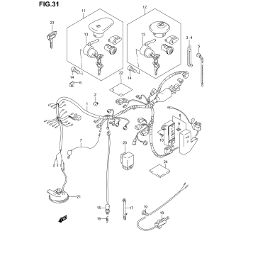 WIRING HARNESS (MODEL K1/K2/K3)