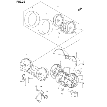 SPEEDOMETER (GSF1200SK1)