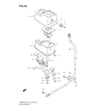 SPEEDOMETER (DR200SEL3 E33)