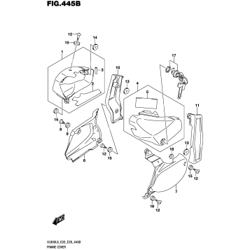 FRAME COVER (VL800L8 E28)
