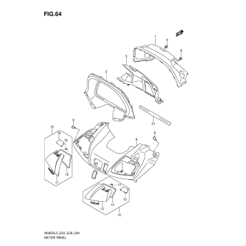 METER PANEL (AN650L3 E33)