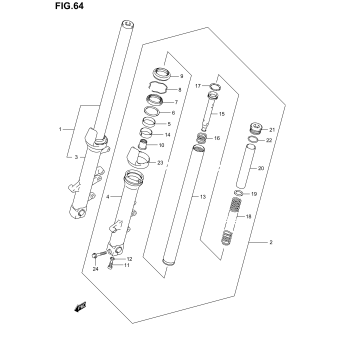 FRONT FORK DAMPER (MODEL K3)
