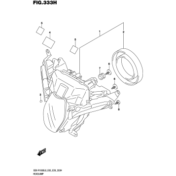 HEADLAMP (GSX-R1000RZL8 E33)