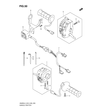 HANDLE SWITCH (AN650ZL3 E28)