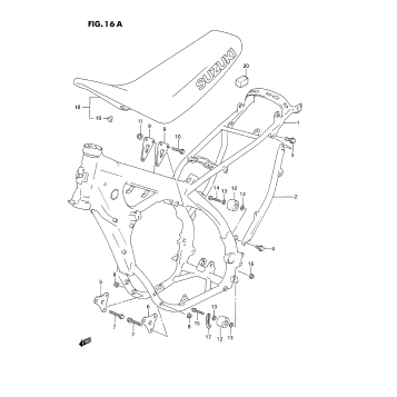FRAME - SEAT (MODEL R/S)