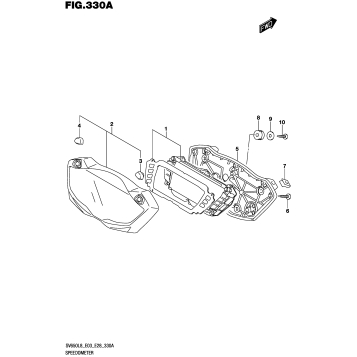 SPEEDOMETER (SV650L8 E03)
