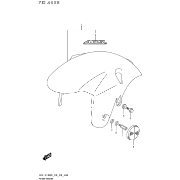 FRONT FENDER (GSX-R1000RA)