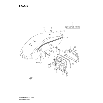 REAR FENDER (VZ800ZK8/ZK9)
