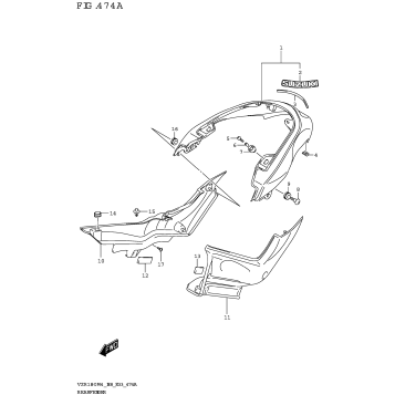 REAR FENDER (VZR1800)