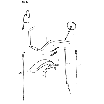 HANDLEBAR - FRONT FENDER