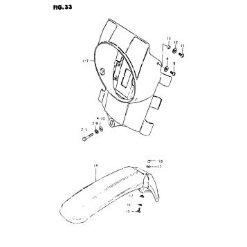 HEADLAMP HOUSING - FRONT FENDER